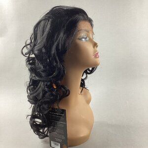 It’s a Wig Lace Bright Wavy #1 Jet Black Lace Front Premium Synthetic Wig